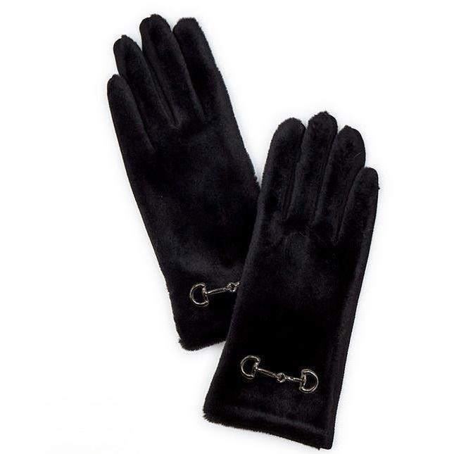 Gloves Accented with Metal Keeper